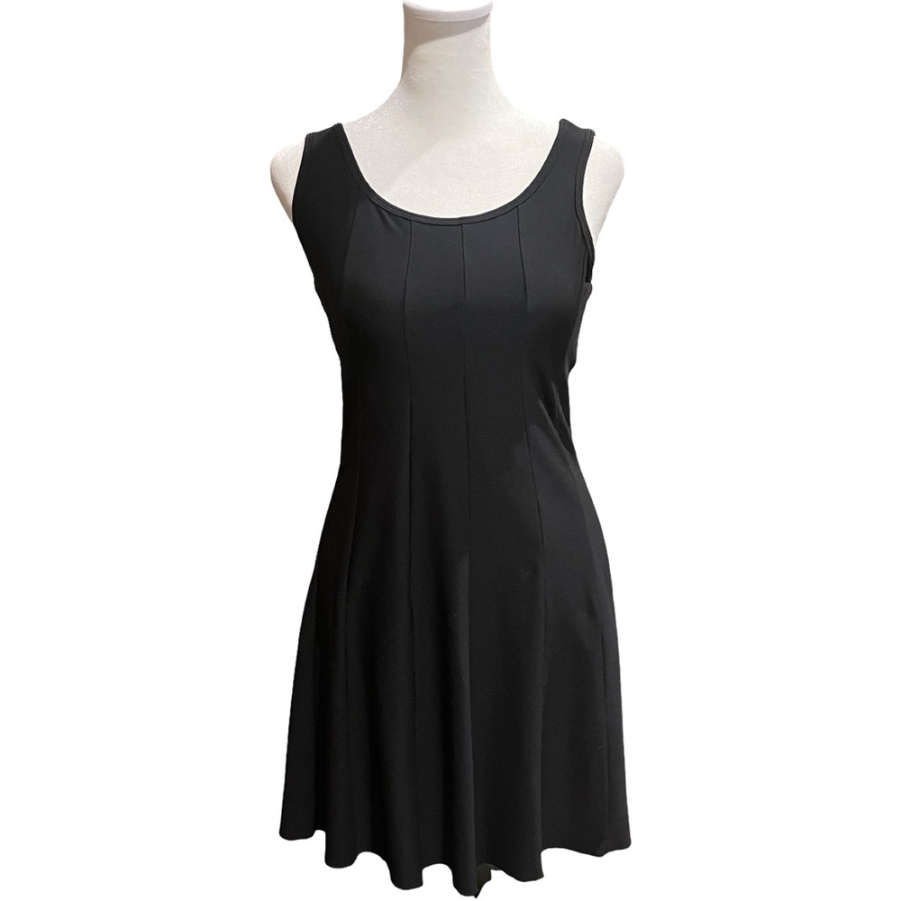 Eliza Audley Black Sleeveless Mini Dress